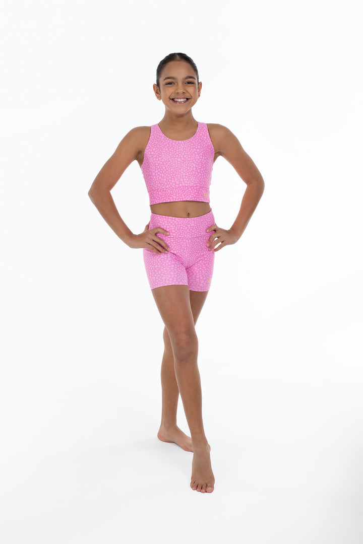 Bloch Flo Girls' Active Nicole Long Shorts FM210