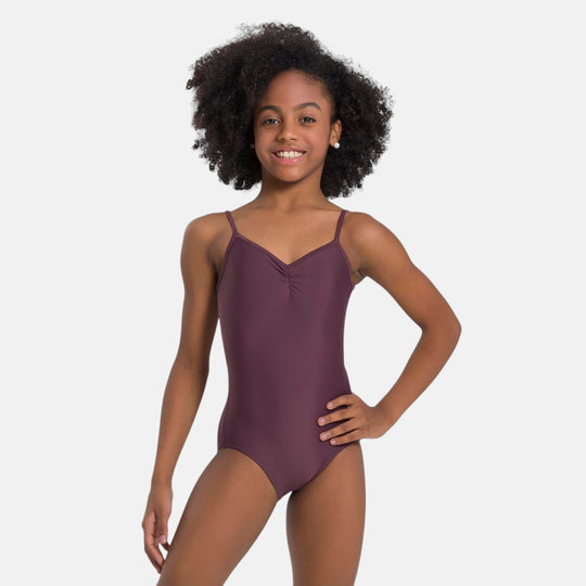 So Danca Tiler Peck Collection Girls'Dalila Pinch Front Mesh Back Camisole Leotard BY65C