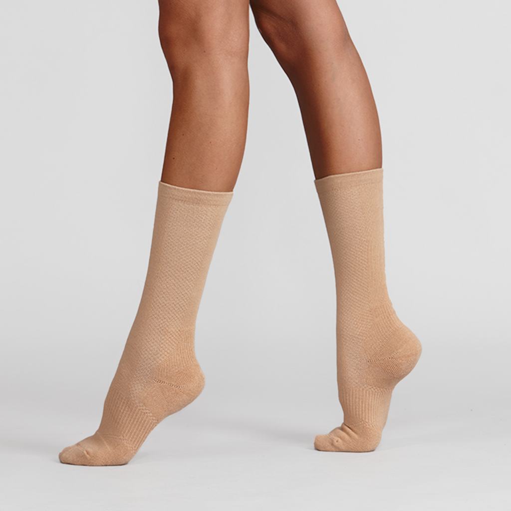 Silky Dance Enhanced Performance Dance Socks with Silicon Grips