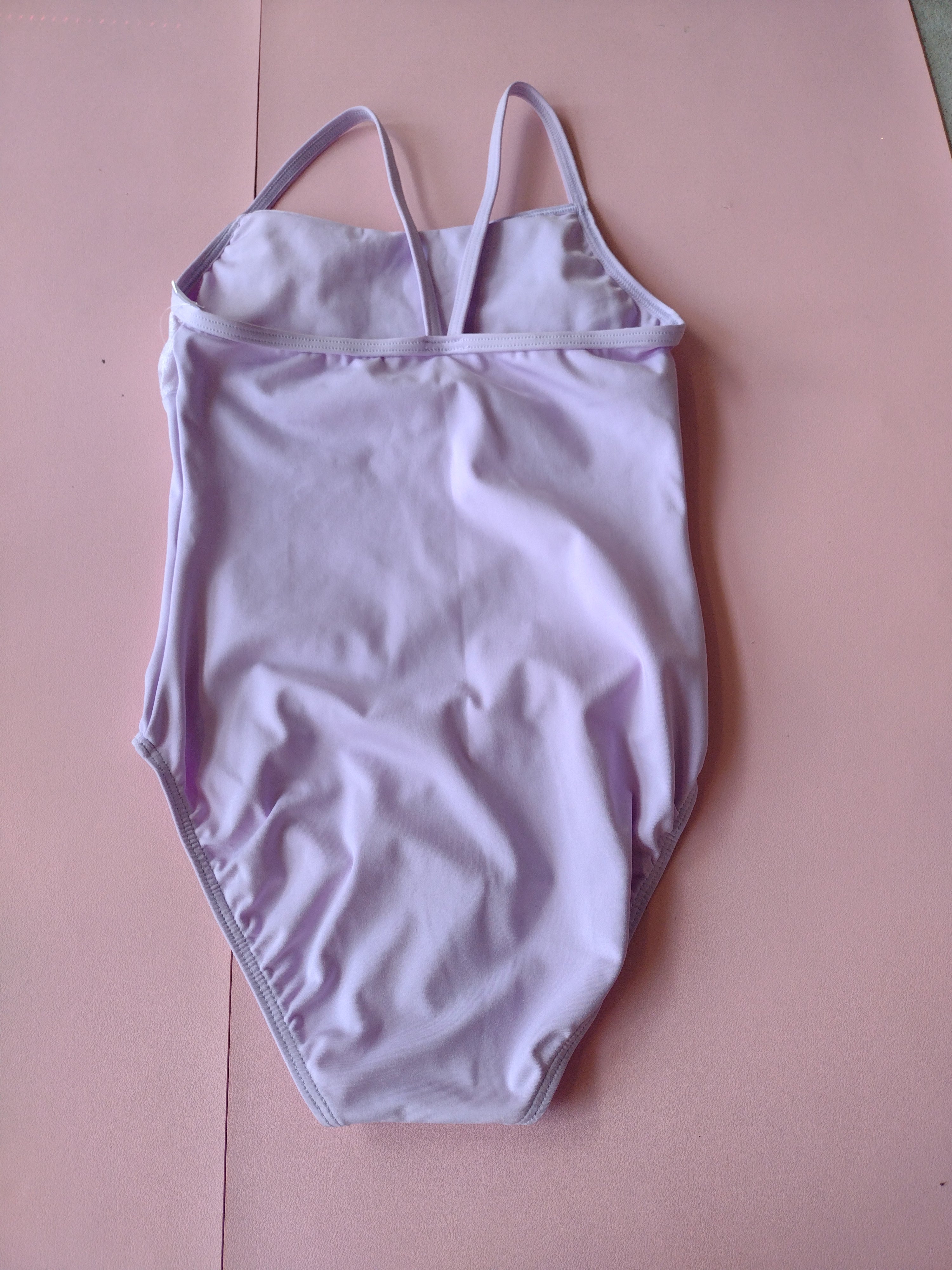 Energetiks Girls Emily Crystal Ruched Camisole Leotard
