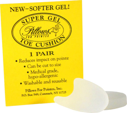 Pillows for Pointes Super Gel Toe Cushions 1 Pair
