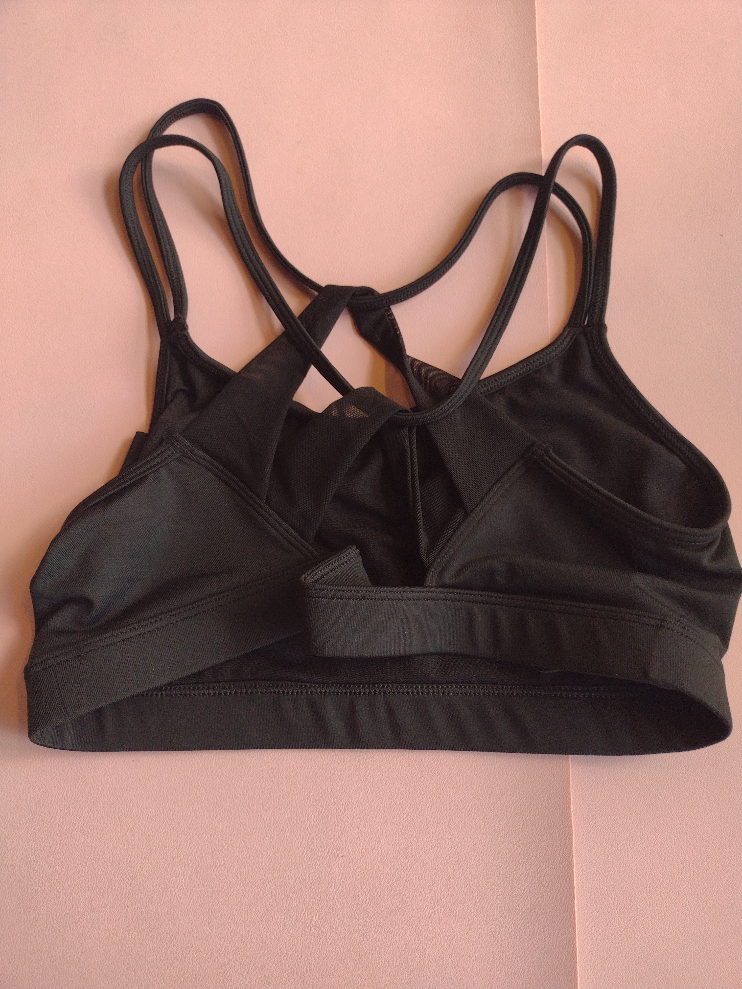 Mirella Girls' Cross Back Double Strap Crop Top M30005C