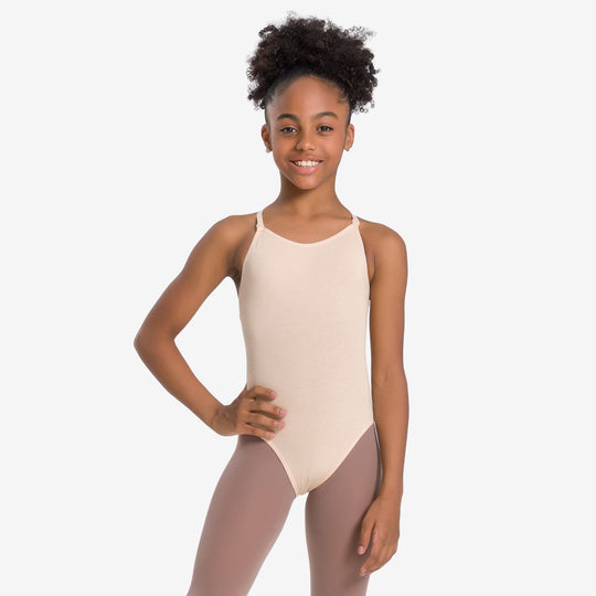 So Danca Bessie Kids' Adjustable Strap Body Liner Leotard D245
